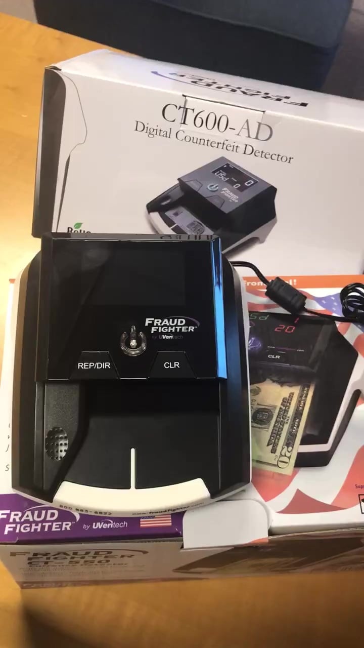 CT600 | Automatic Counterfeit Money Detector | Fraud Prevention